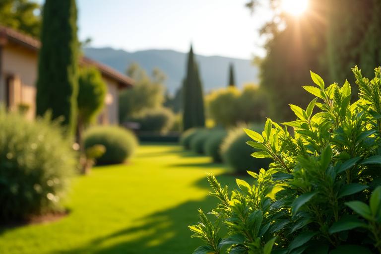Giardino rigenerativo sostenibile in Toscana