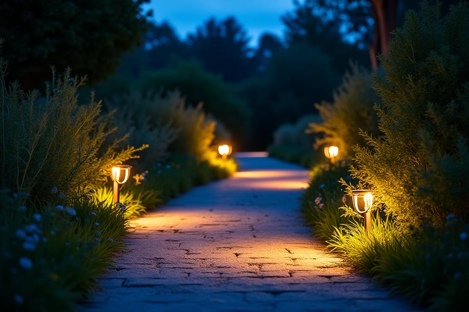Illuminazione giardino LED con segnapasso per sicurezza percorsi